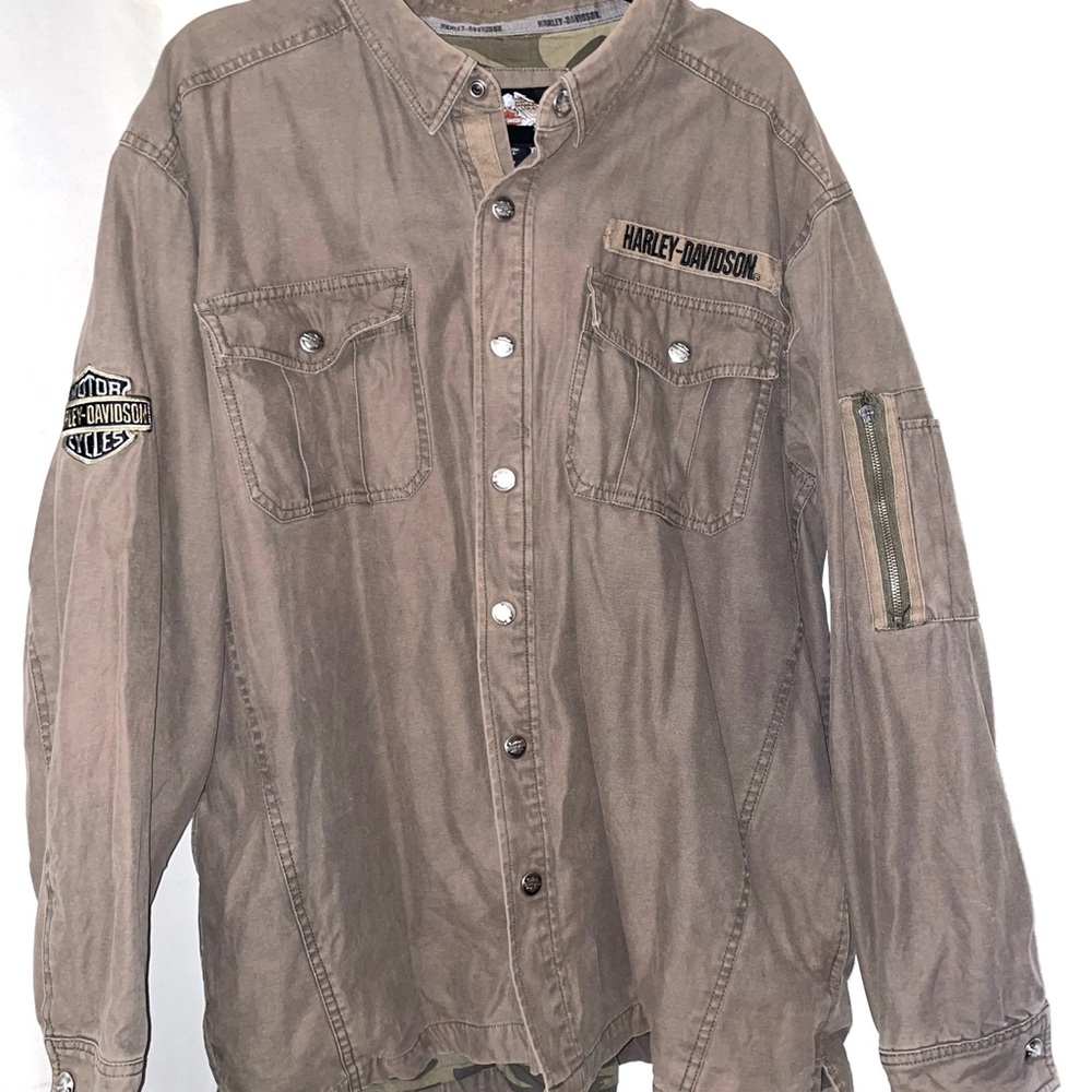 Harley-Davidson Military Green Canvass Jacket